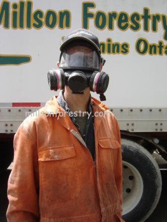 Worker Wearing Personal Protection